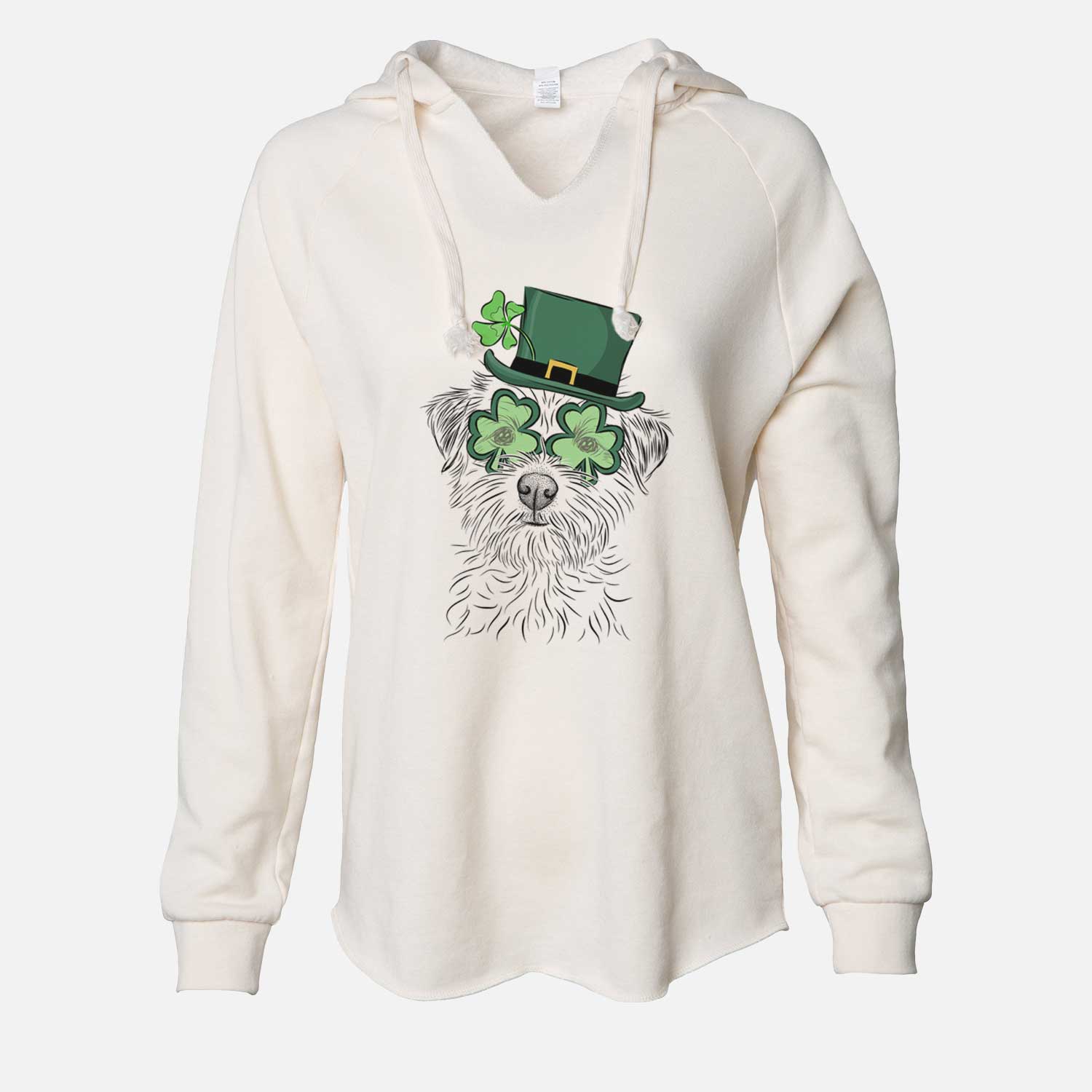 St. Patrick's Benjamin the Border Terrier - Cali Wave Hooded Sweatshirt