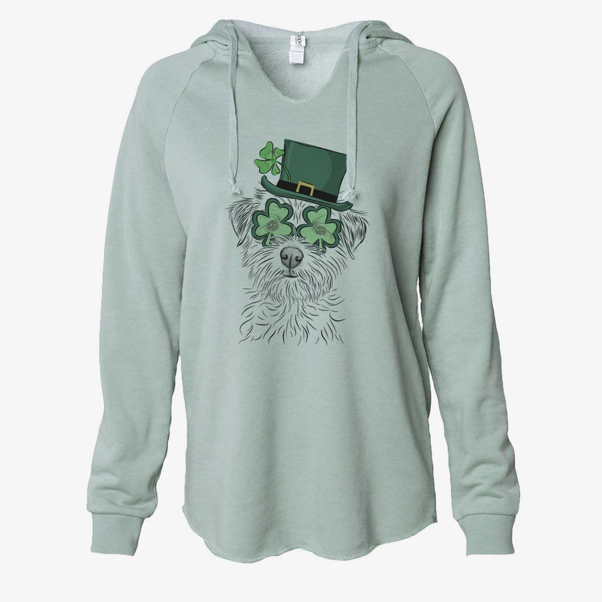 St. Patrick's Benjamin the Border Terrier - Cali Wave Hooded Sweatshirt
