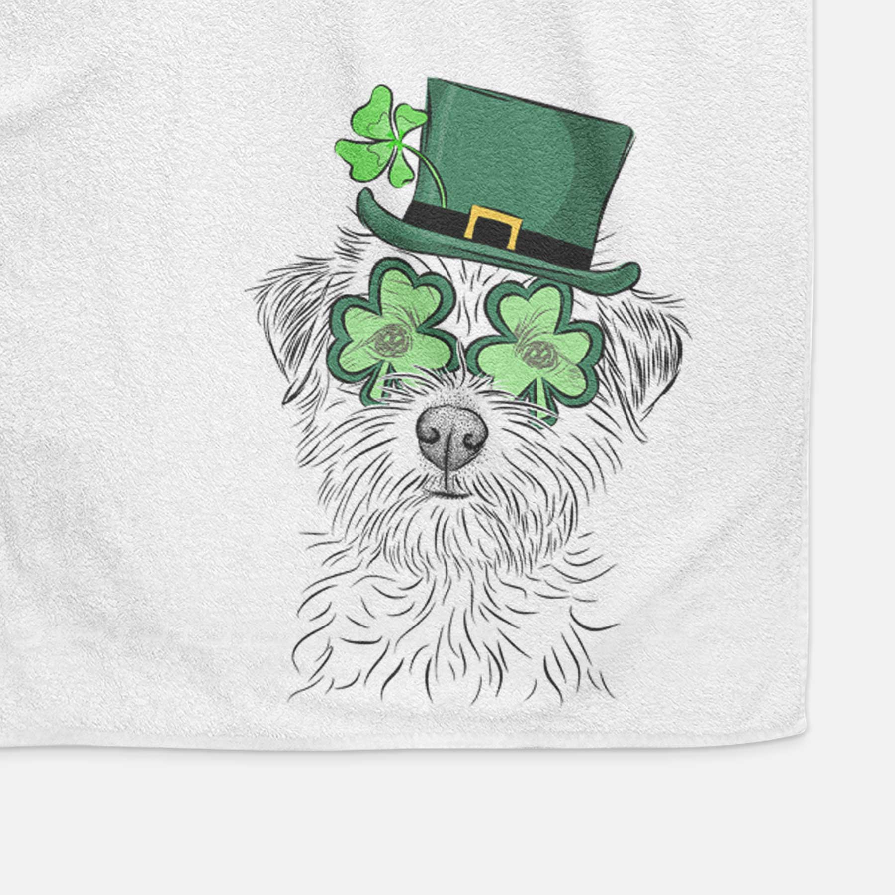 Benjamin the Border Terrier Decorative Hand Towel