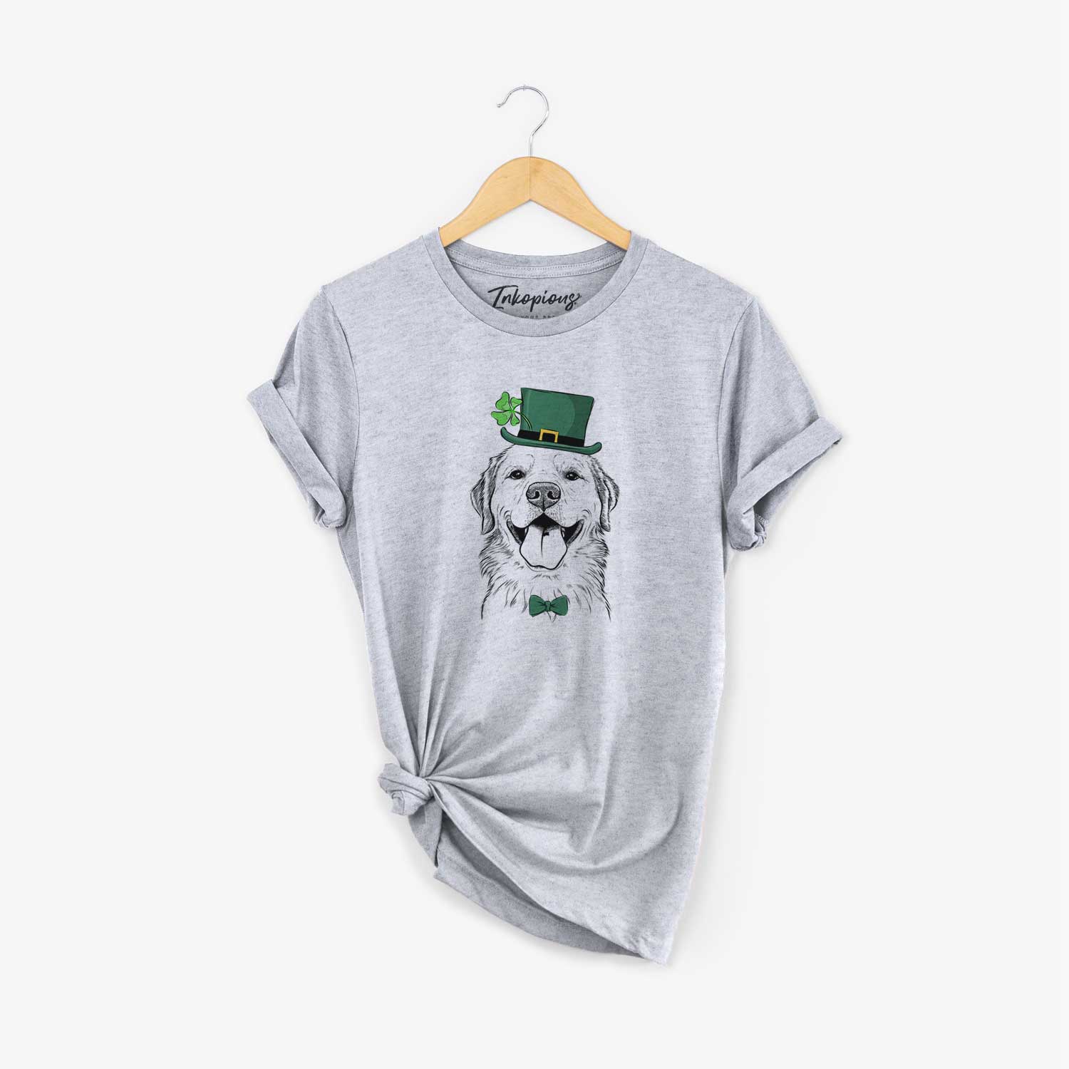 St. Patrick's Bennett the Golden Retriever - Unisex Crewneck