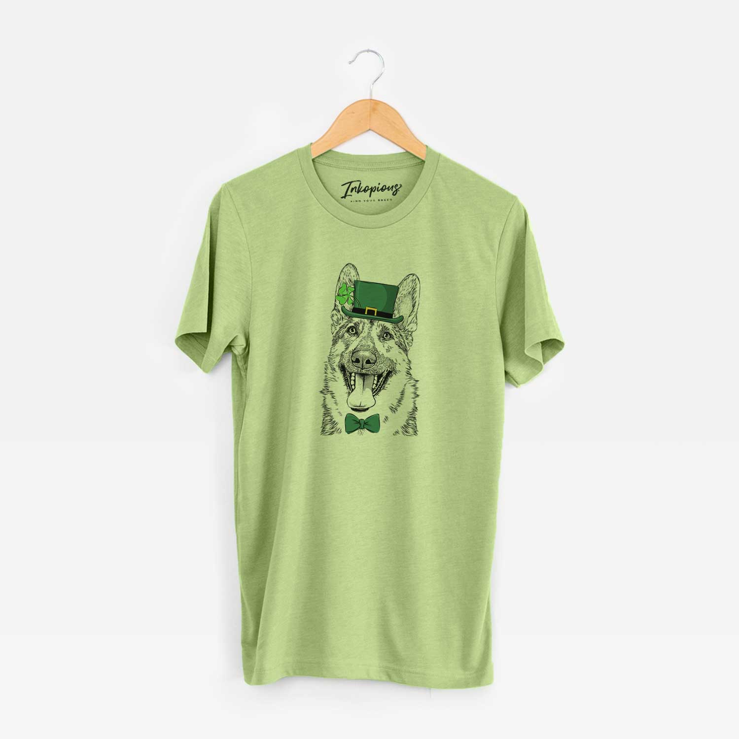 St. Patrick's Benson the German Shepherd - Unisex Crewneck