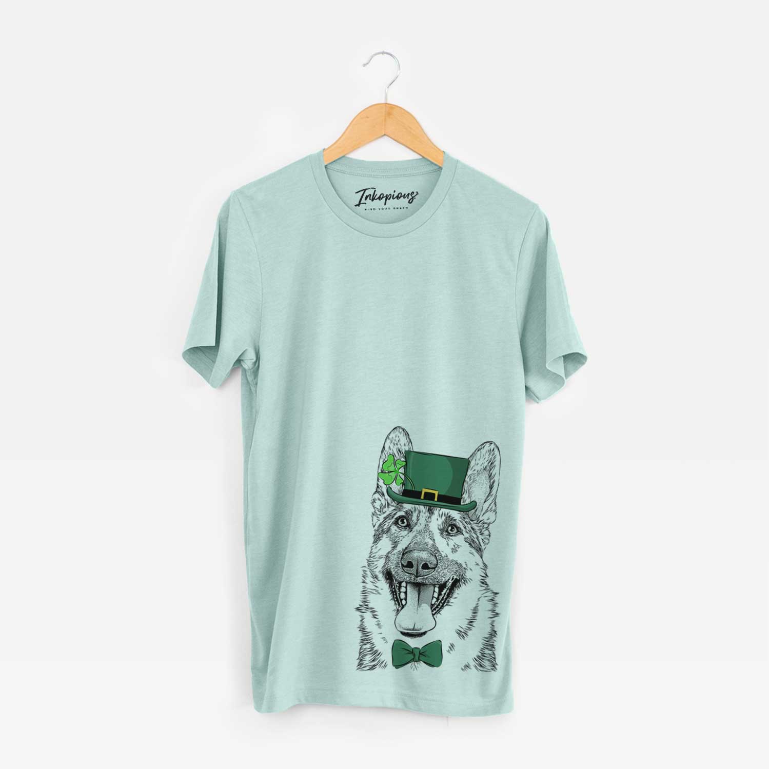 St. Patrick's Benson the German Shepherd - Unisex Crewneck