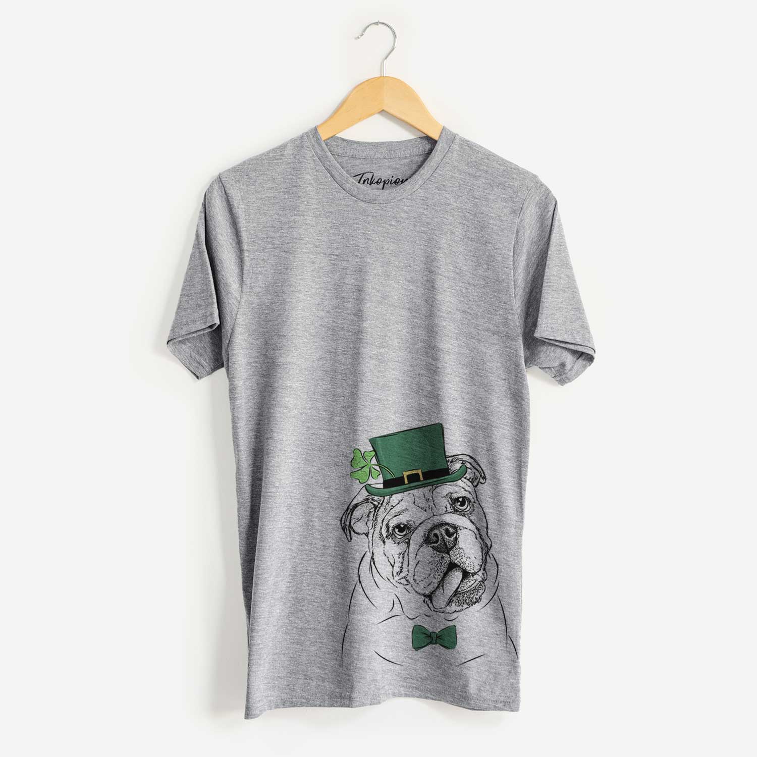 St. Patrick's Benson the English Bulldog - Unisex Crewneck