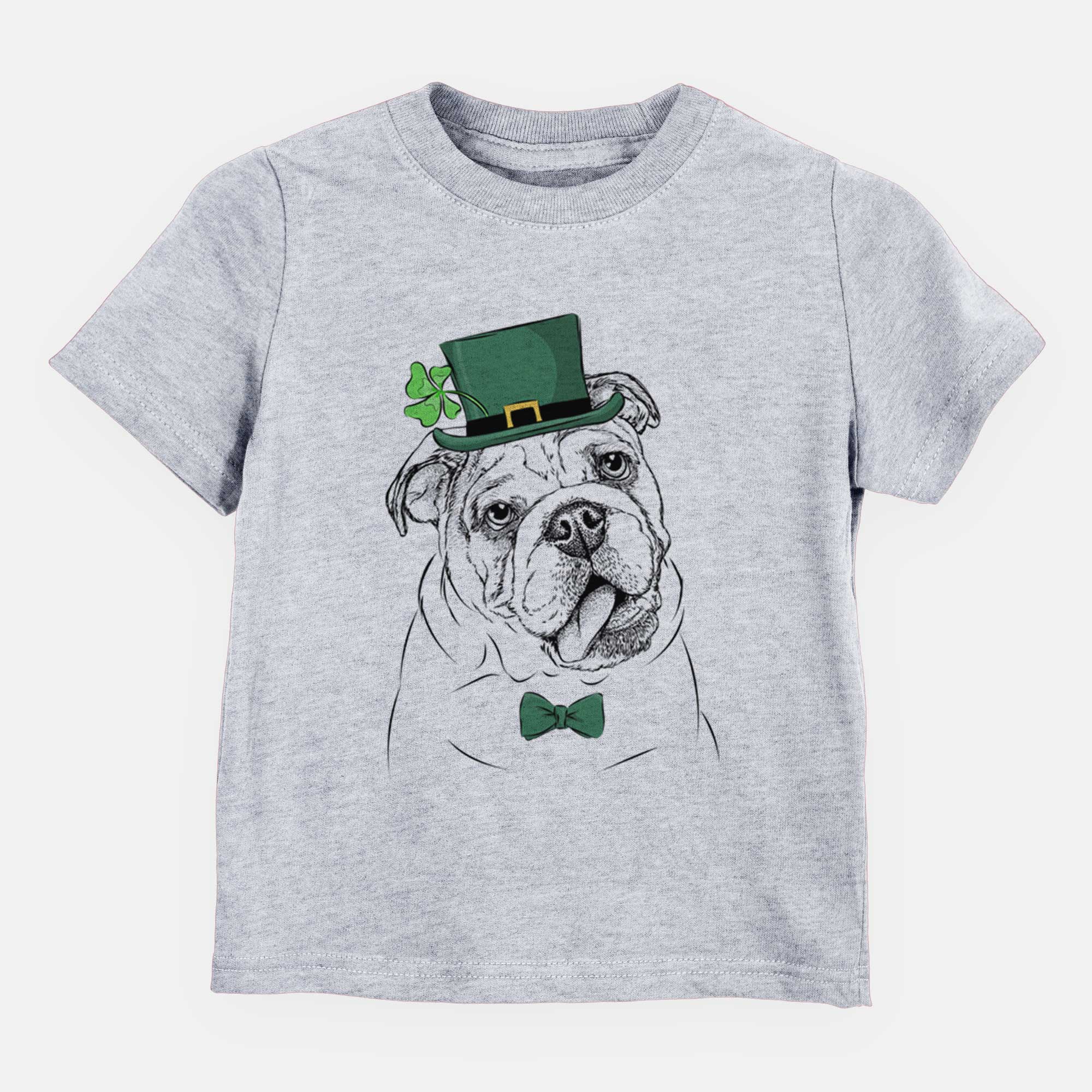 St. Patricks Benson the English Bulldog - Kids/Youth/Toddler Shirt