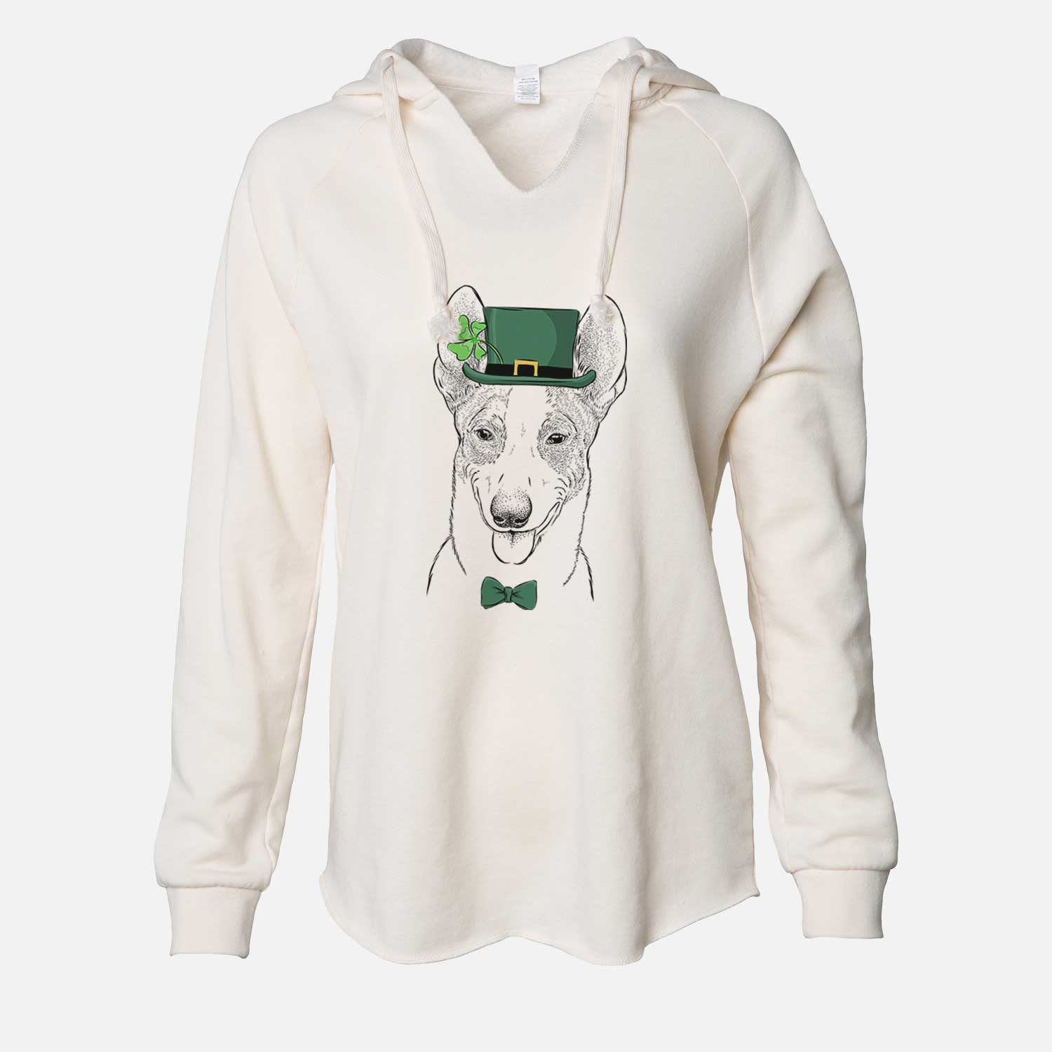 St. Patrick's Berlin the Carolina Dog - Cali Wave Hooded Sweatshirt