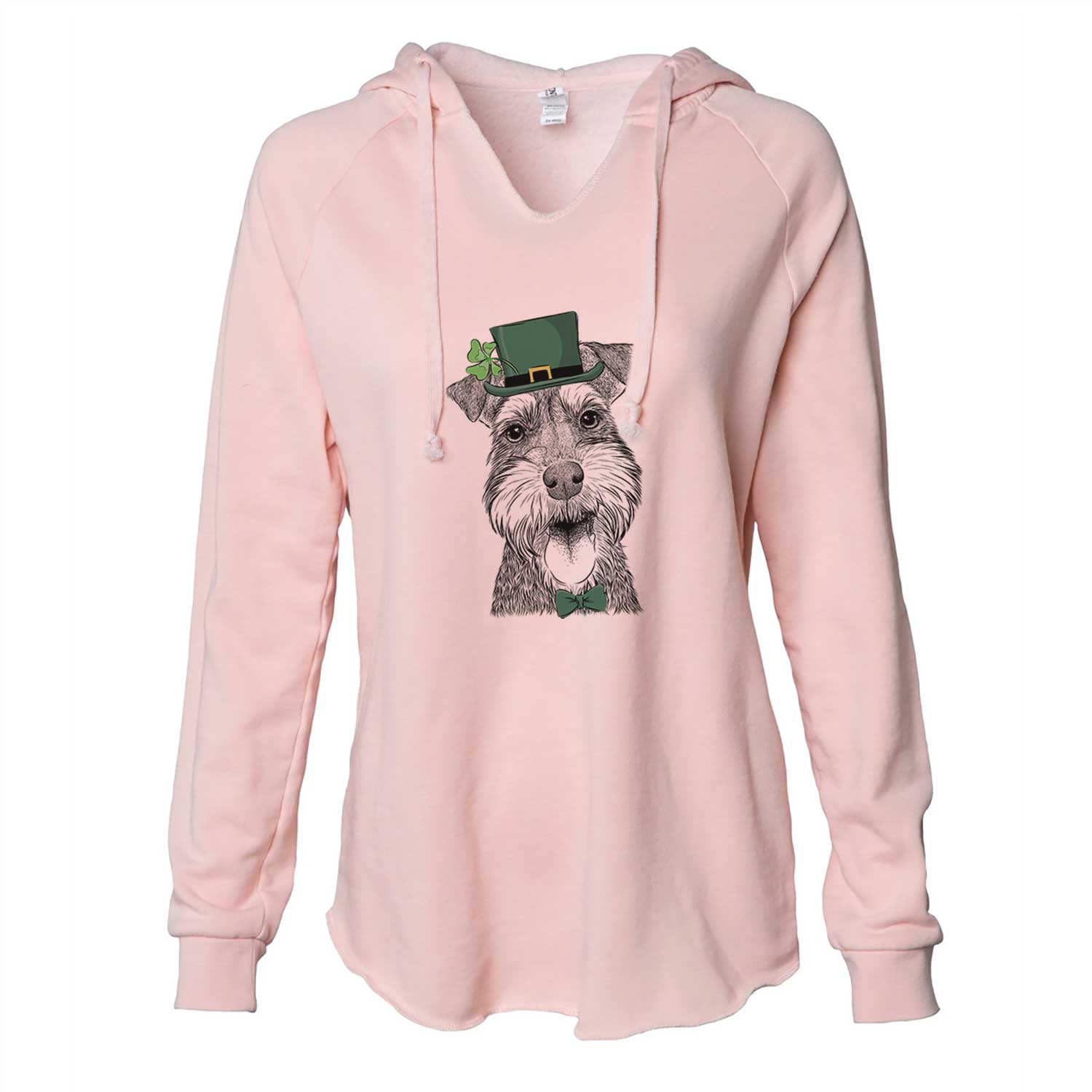 St. Patrick's Bernadette the Mini Schnauzer - Cali Wave Hooded Sweatshirt