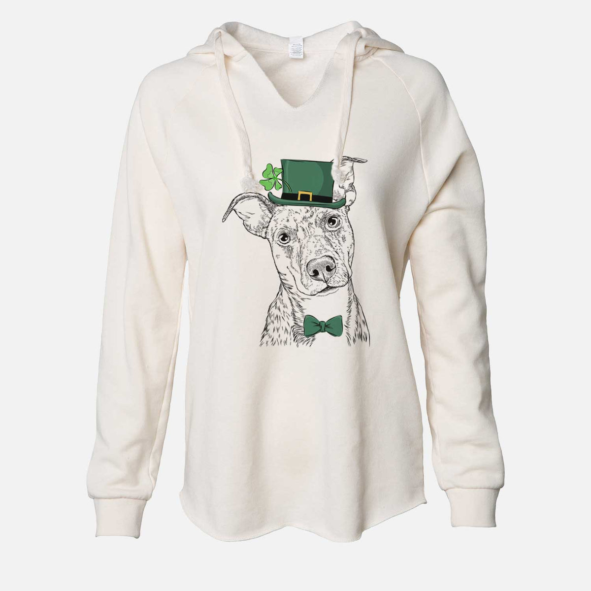 St. Patrick's Bianca the Mixed Breed - Cali Wave Hooded Sweatshirt