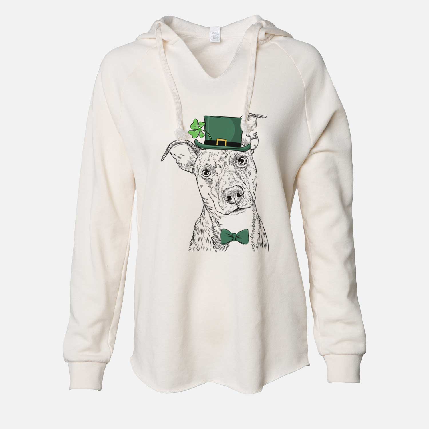 St. Patrick's Bianca the Mixed Breed - Cali Wave Hooded Sweatshirt