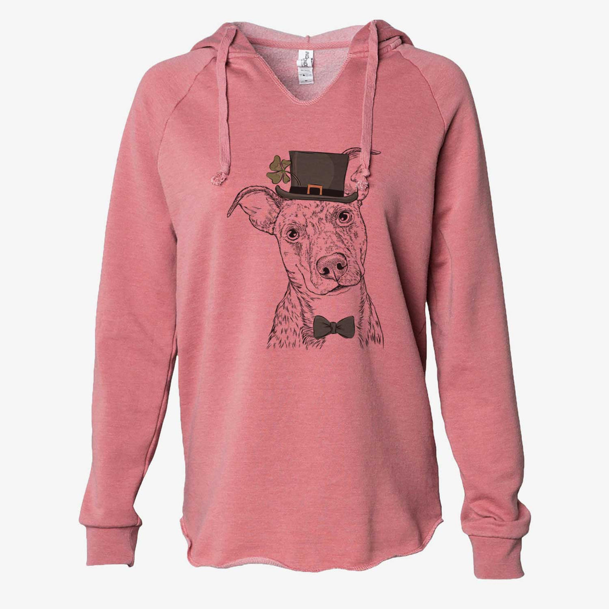 St. Patrick's Bianca the Mixed Breed - Cali Wave Hooded Sweatshirt