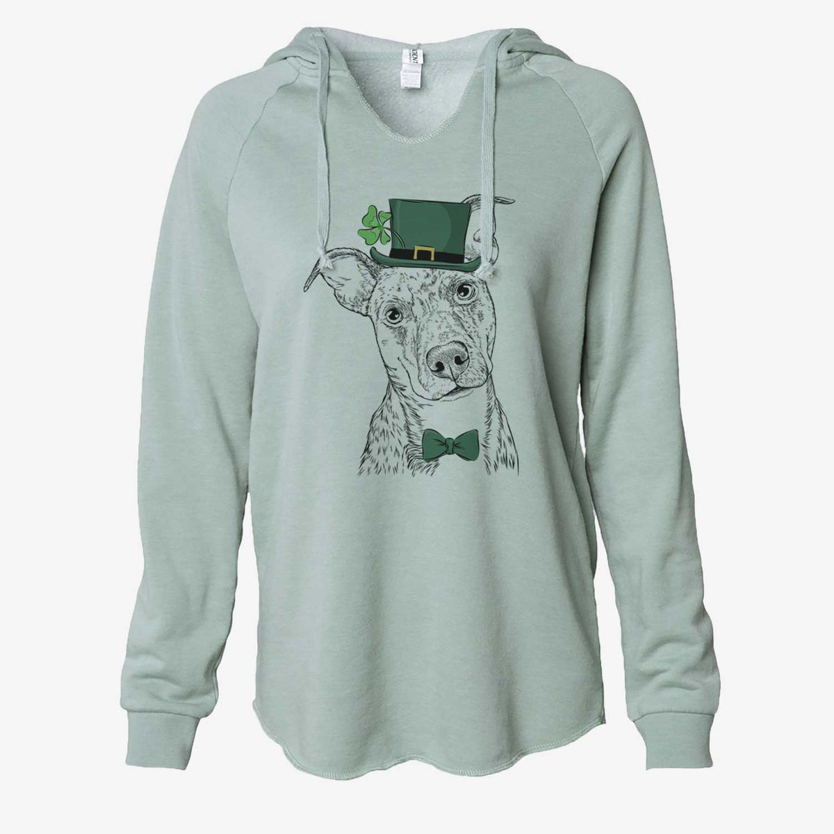 St. Patrick's Bianca the Mixed Breed - Cali Wave Hooded Sweatshirt
