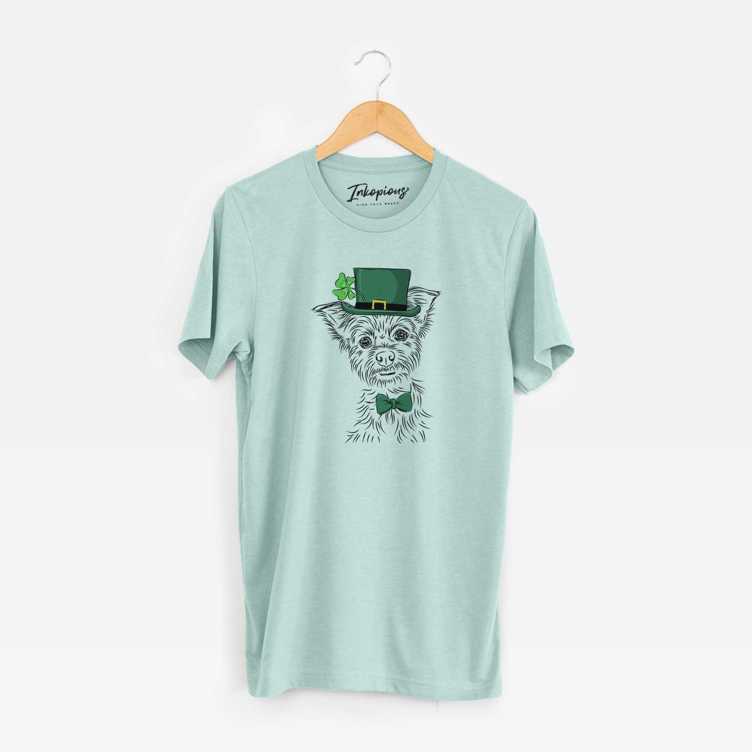 St. Patrick's Bingo the Yorkshire Terrier - Unisex Crewneck