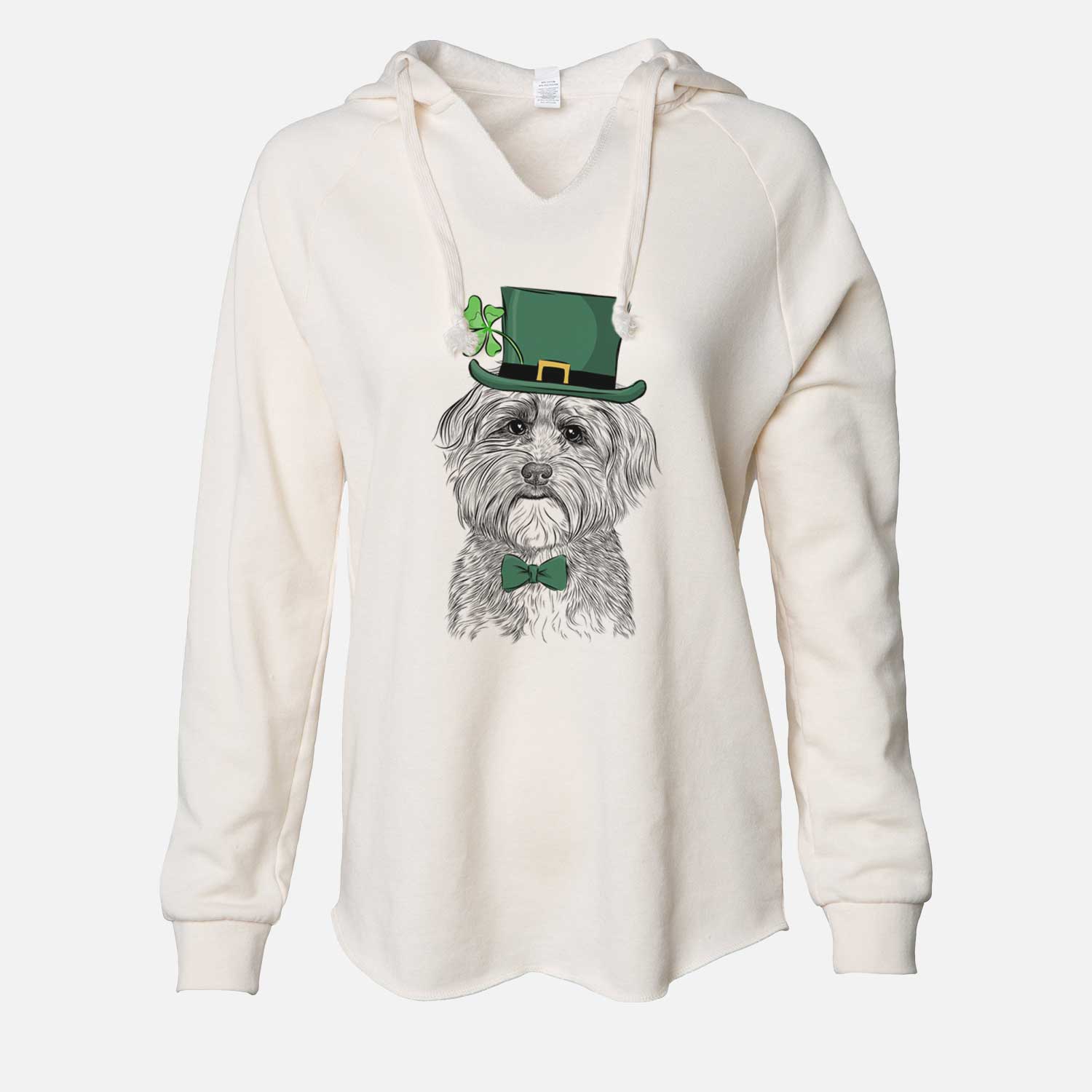 St. Patrick's Bingo the Mixed Breed - Cali Wave Hooded Sweatshirt