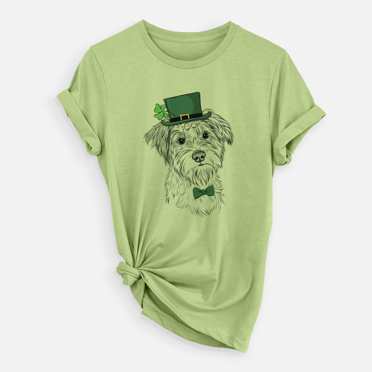 St. Patrick&#39;s Birdee the Schnauzer Mix - Unisex Crewneck