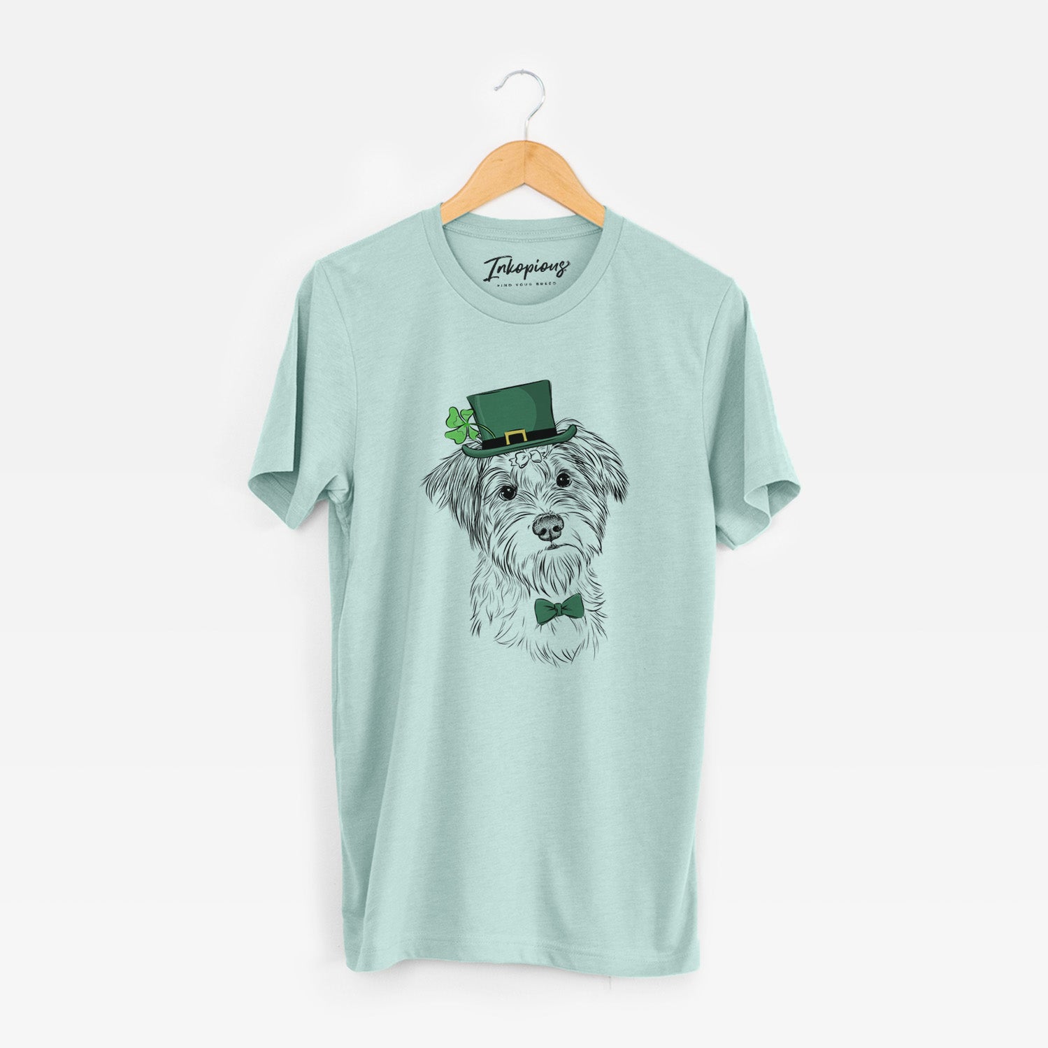 St. Patrick's Birdee the Schnauzer Mix - Unisex Crewneck