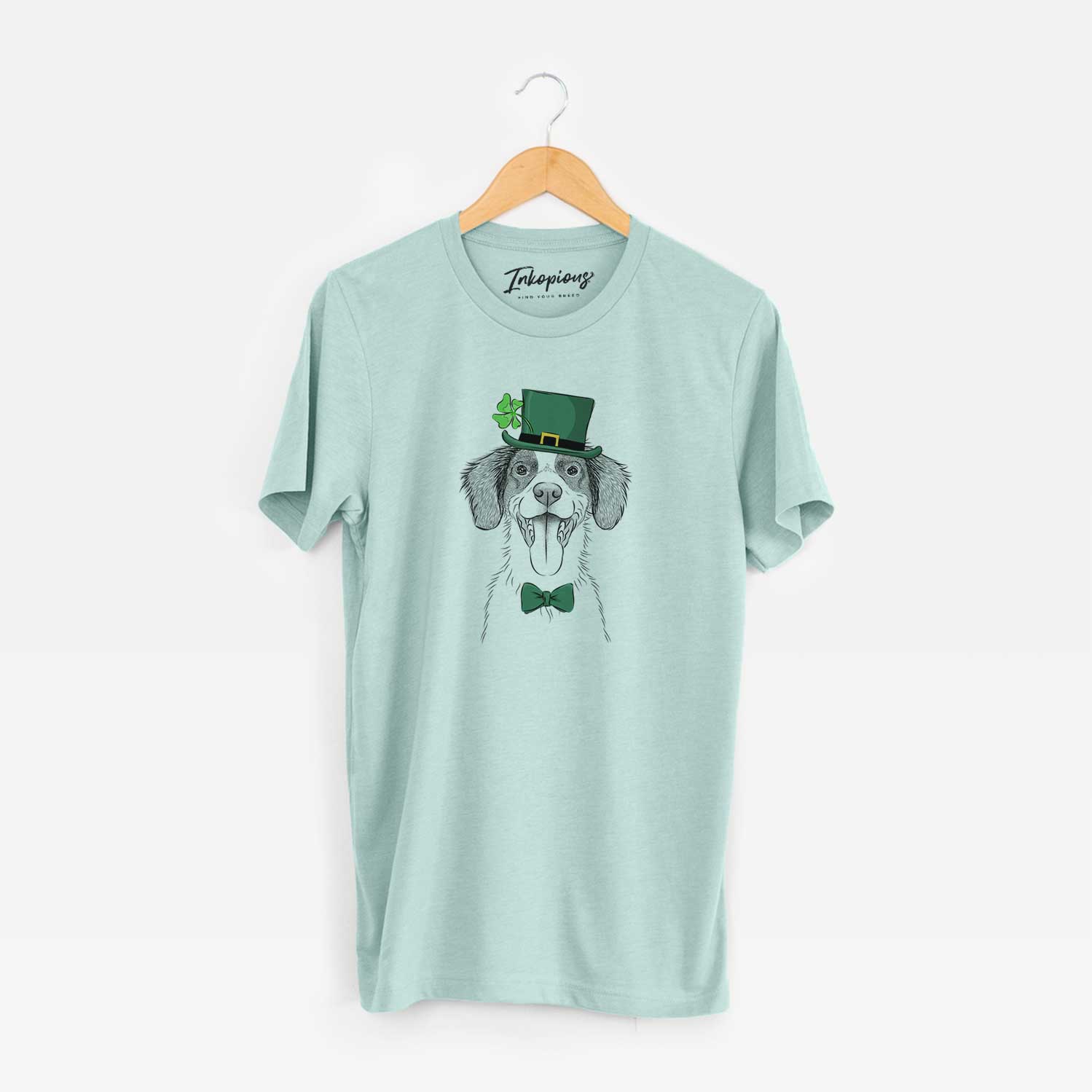 St. Patrick's Birdie the Brittany - Unisex Crewneck