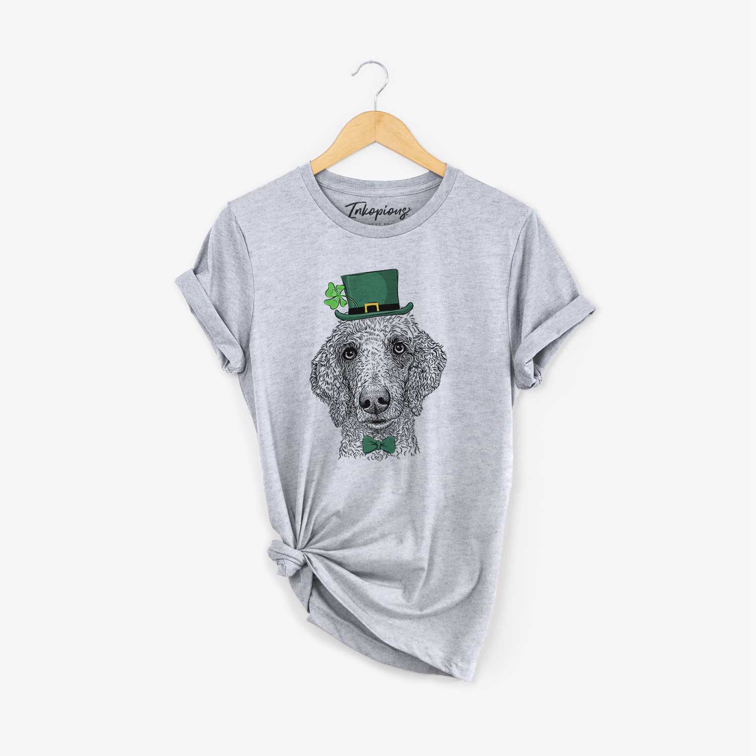 St. Patrick's Blossom the Poodle - Unisex Crewneck