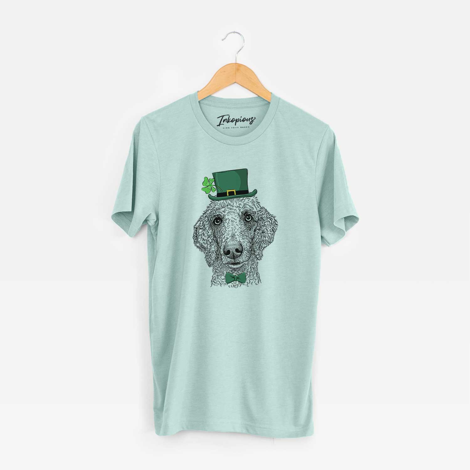 St. Patrick's Blossom the Poodle - Unisex Crewneck