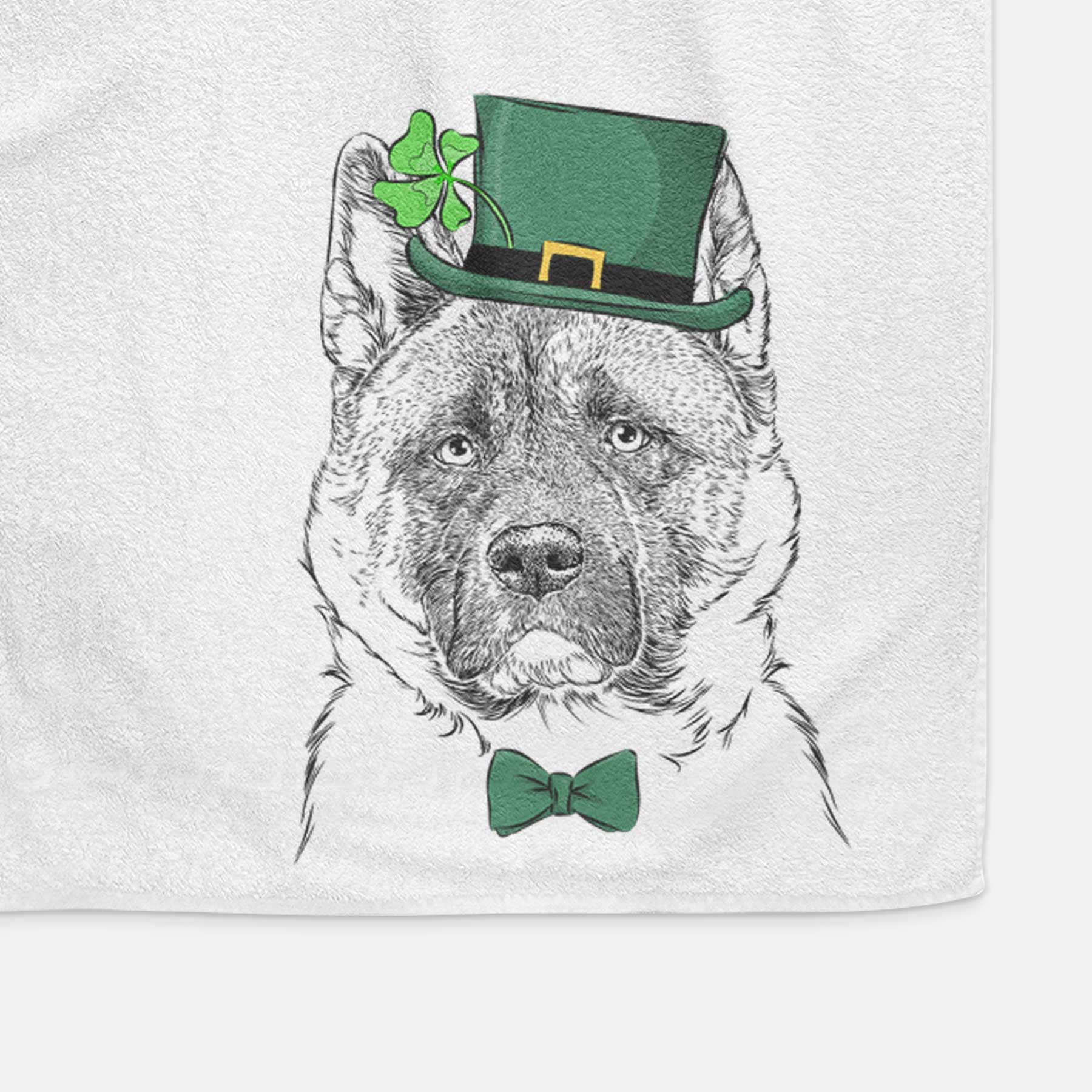 Bo the American Akita Decorative Hand Towel