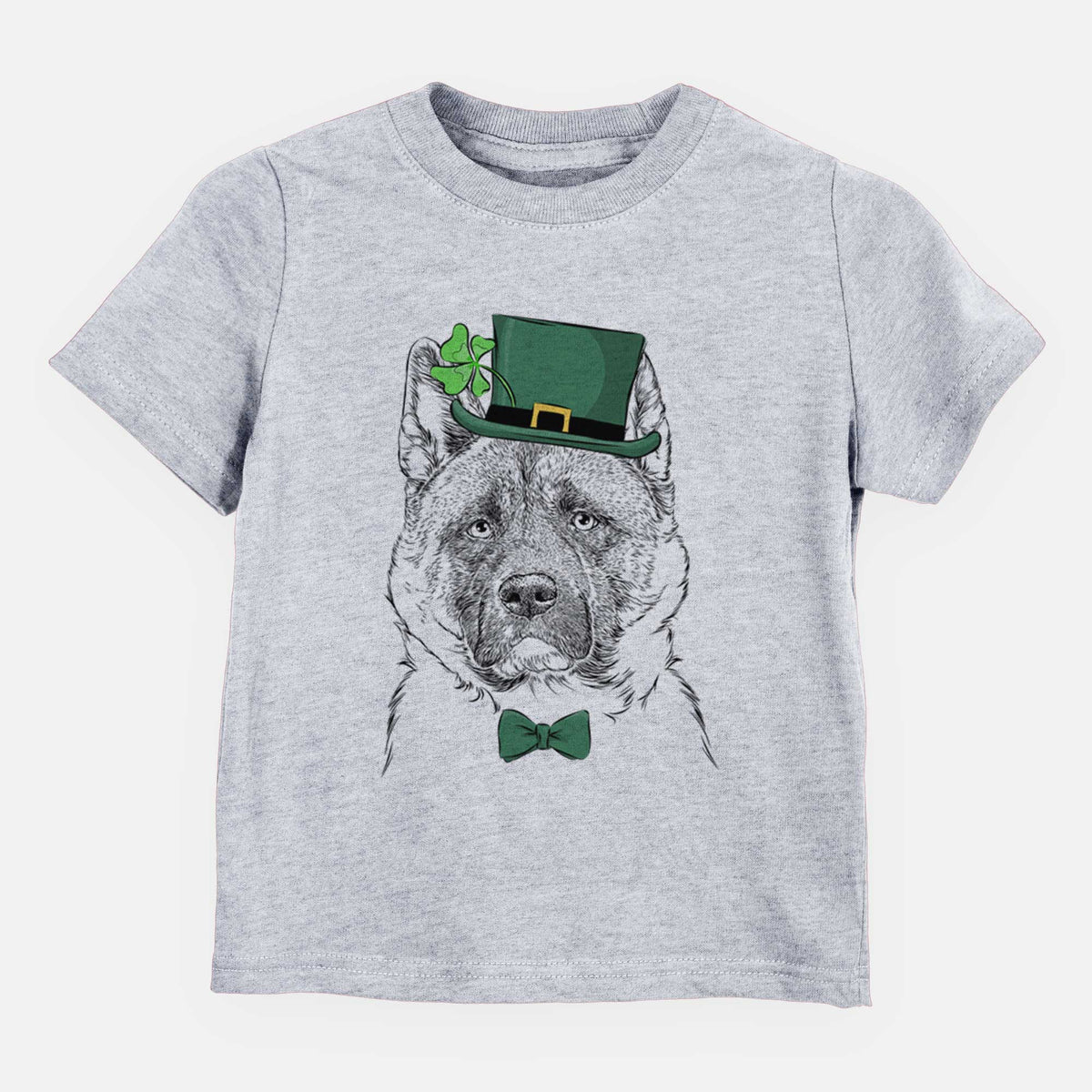 St. Patricks Bo the American Akita - Kids/Youth/Toddler Shirt