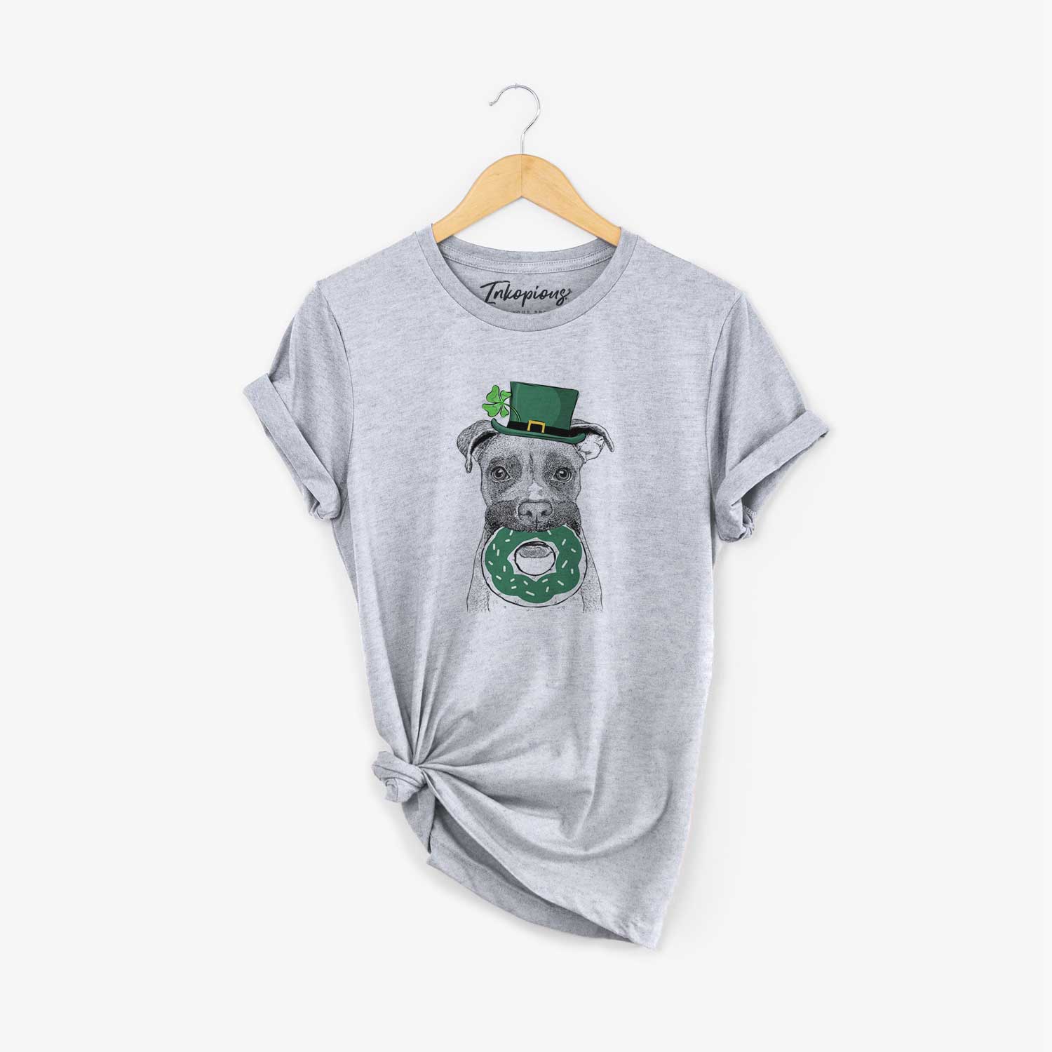 St. Patrick's Bo the Boxer - Unisex Crewneck