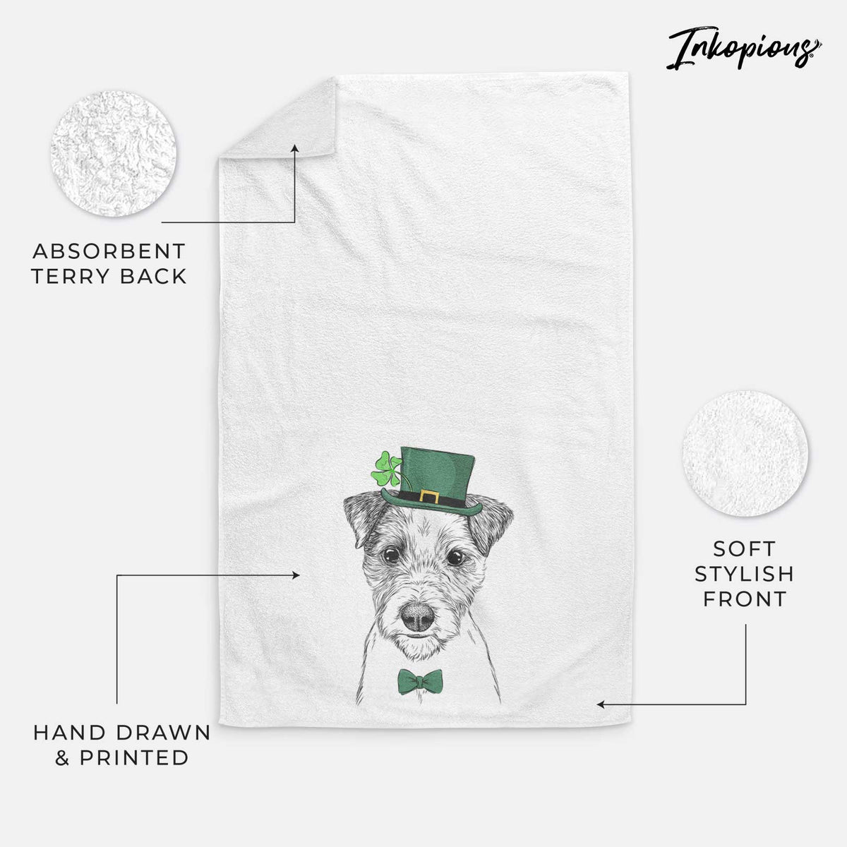 Bogart the Parson Russell Terrier Decorative Hand Towel