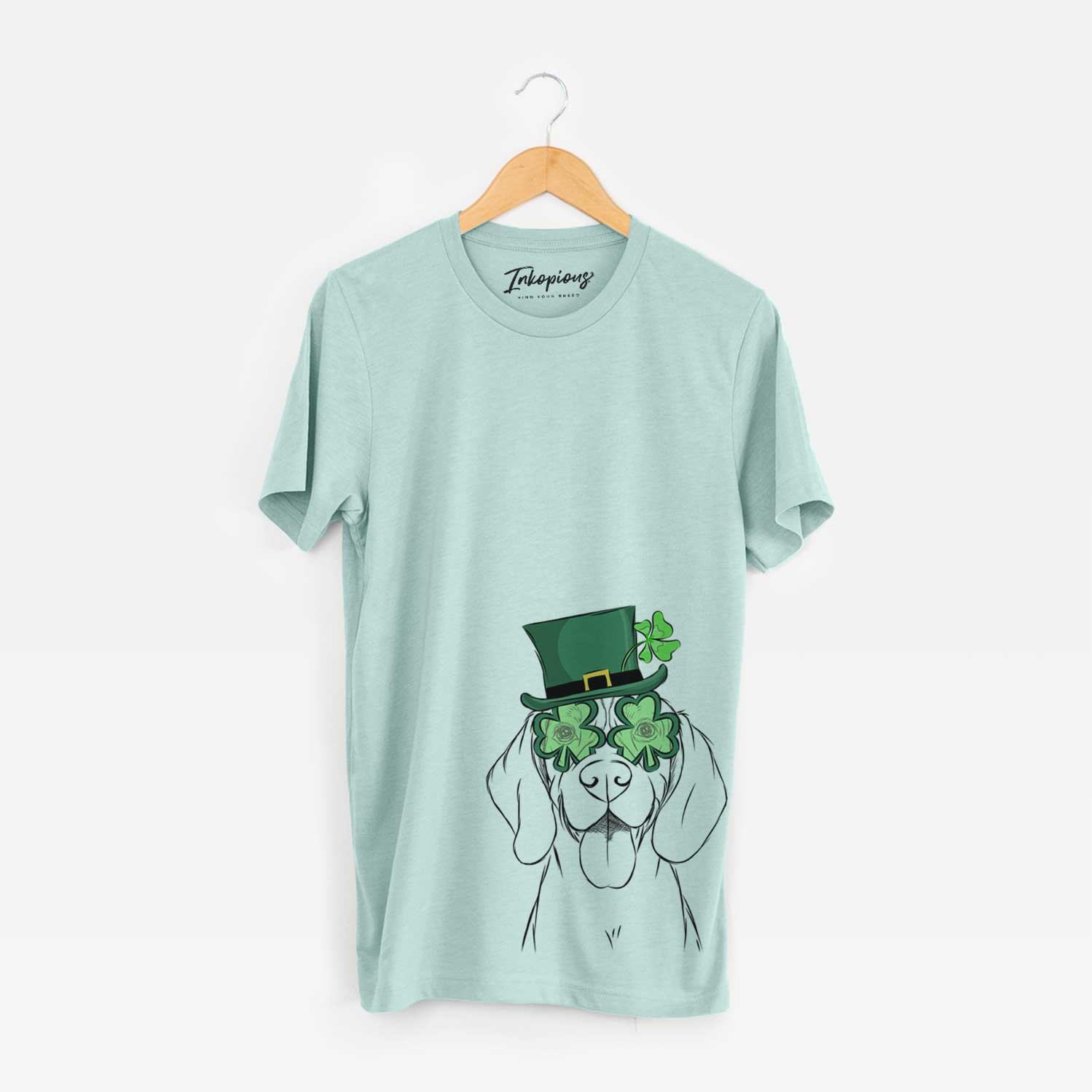 St. Patrick's Bogie the Beagle - Unisex Crewneck