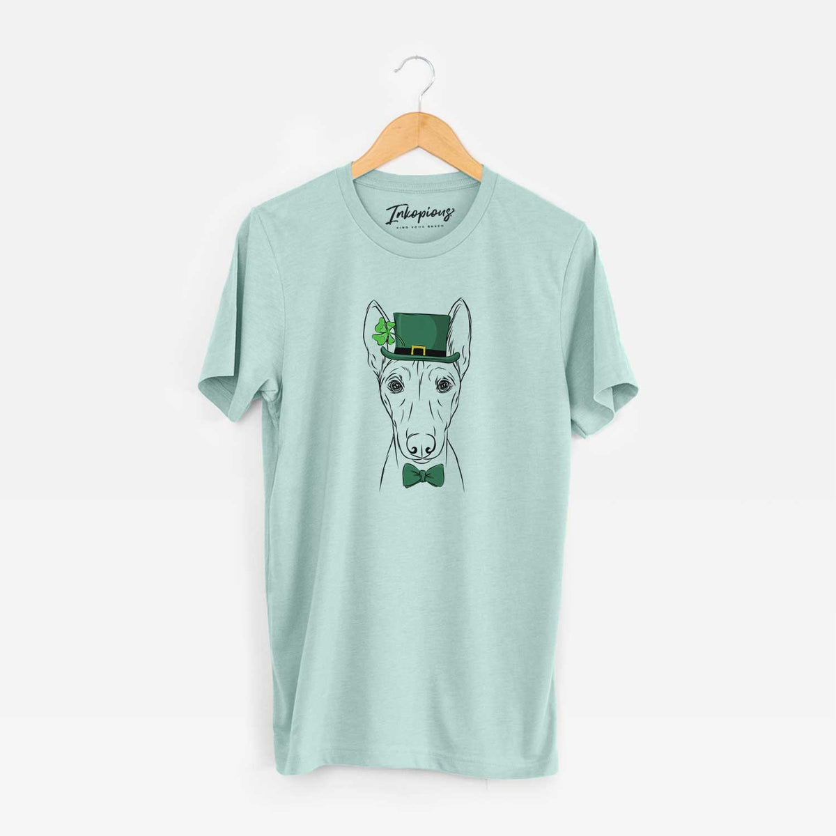 St. Patrick's Bonsai the Basenji - Unisex Crewneck