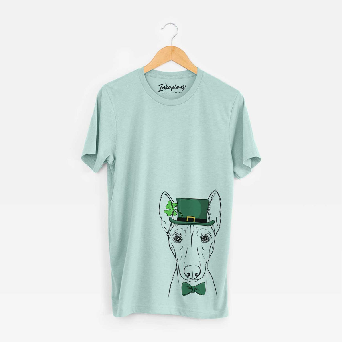 St. Patrick's Bonsai the Basenji - Unisex Crewneck