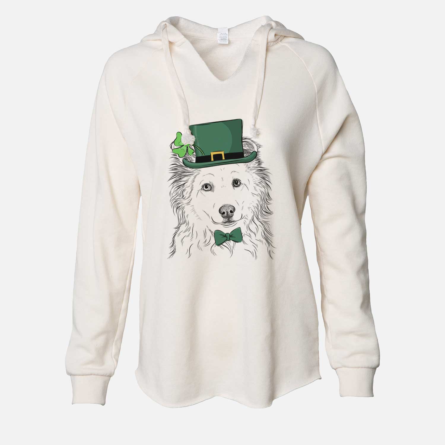 St. Patrick's Bonsai the Mixed Breed - Cali Wave Hooded Sweatshirt