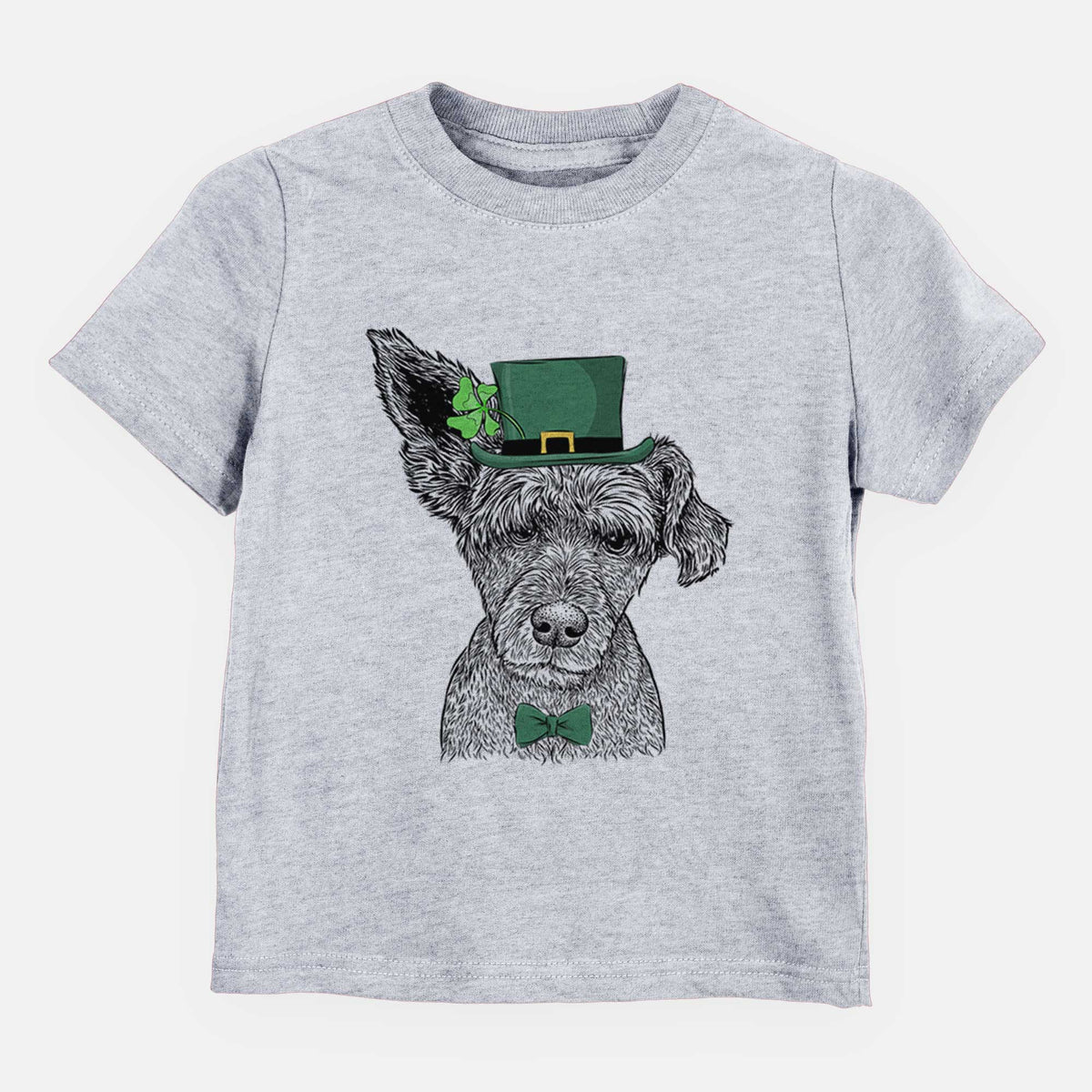 St. Patricks Boodles the Schnauzer Mix - Kids/Youth/Toddler Shirt