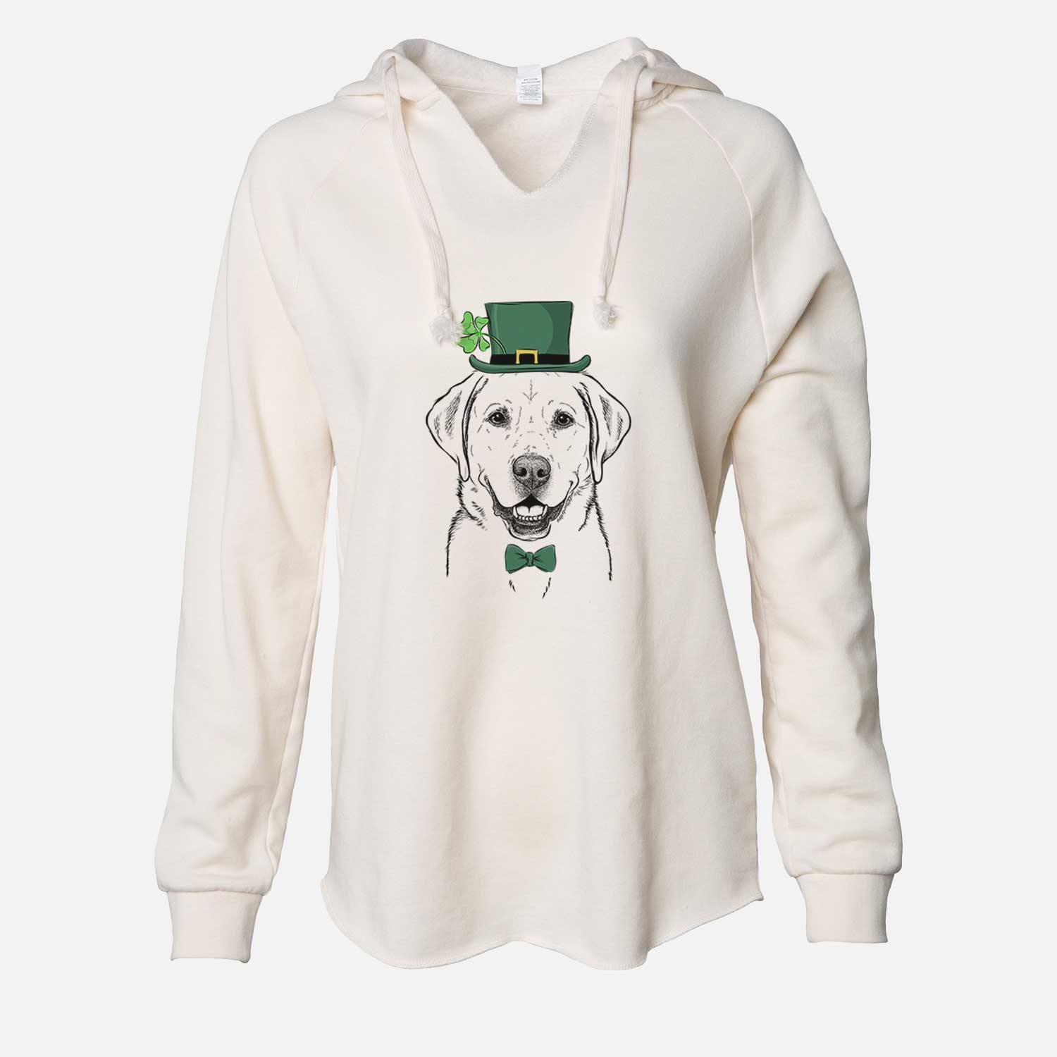 St. Patrick's Booney the Labrador Retriever - Cali Wave Hooded Sweatshirt