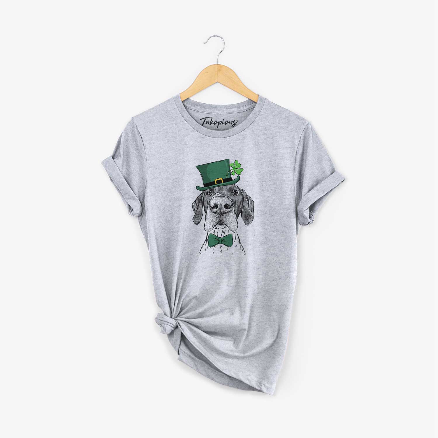 St. Patrick's Booze the German Shorthaired Pointer - Unisex Crewneck