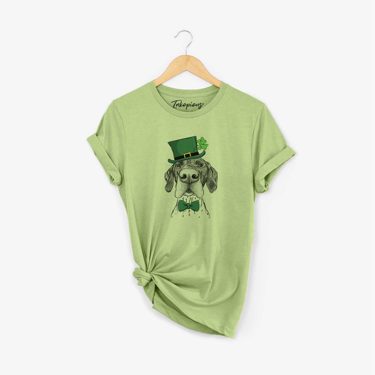 St. Patrick's Booze the German Shorthaired Pointer - Unisex Crewneck