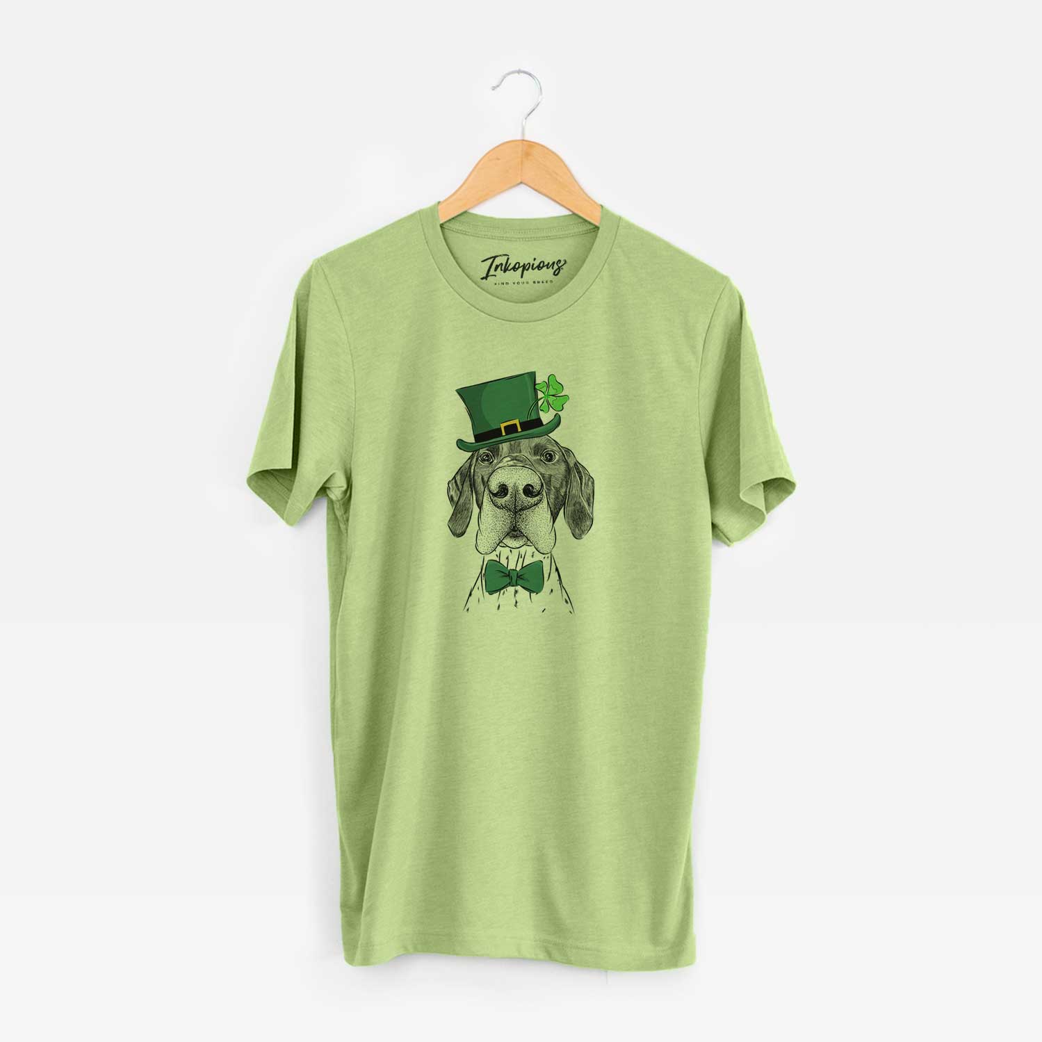 St. Patrick's Booze the German Shorthaired Pointer - Unisex Crewneck