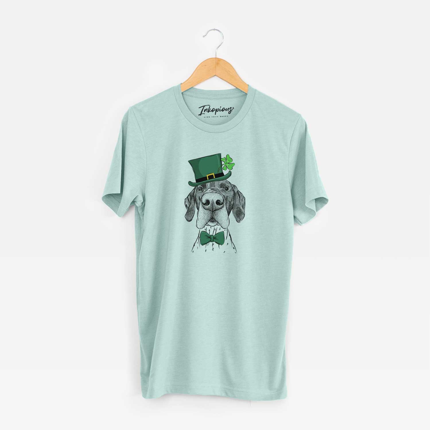 St. Patrick's Booze the German Shorthaired Pointer - Unisex Crewneck