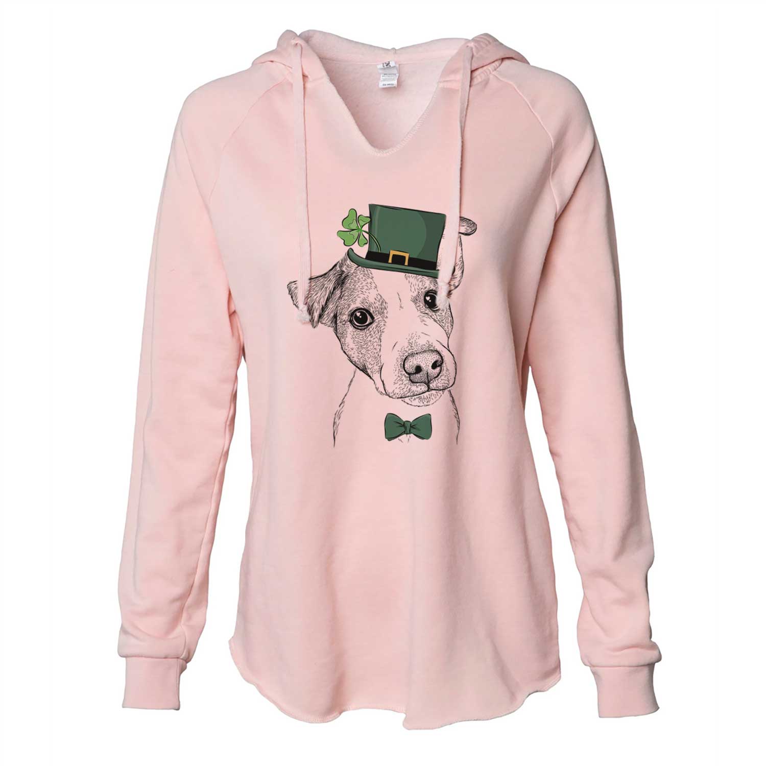 St. Patrick's Bosse the Jack Russell Terrier - Cali Wave Hooded Sweatshirt