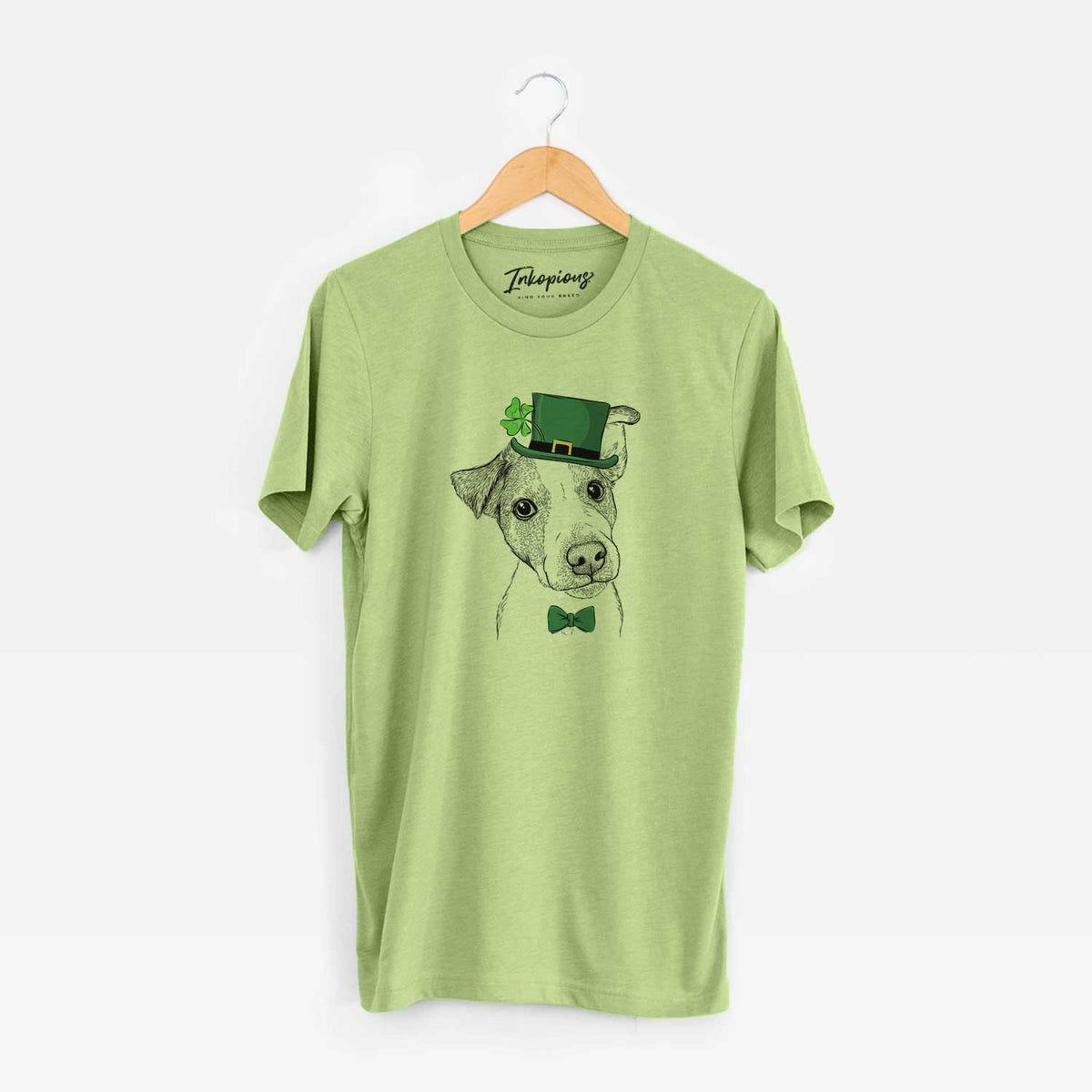 St. Patrick's Bosse the Jack Russell Terrier - Unisex Crewneck