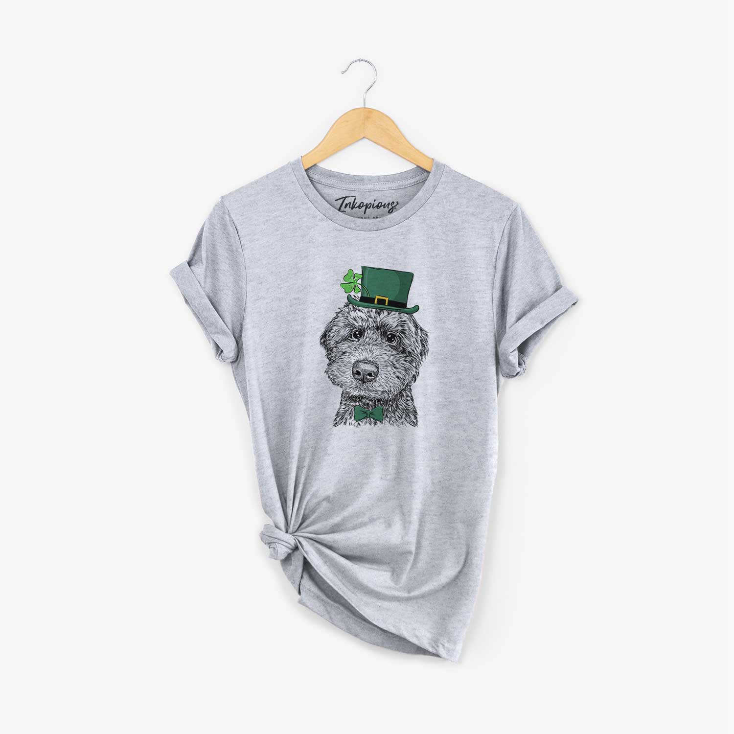 St. Patrick's Bowser the Whoodle - Unisex Crewneck
