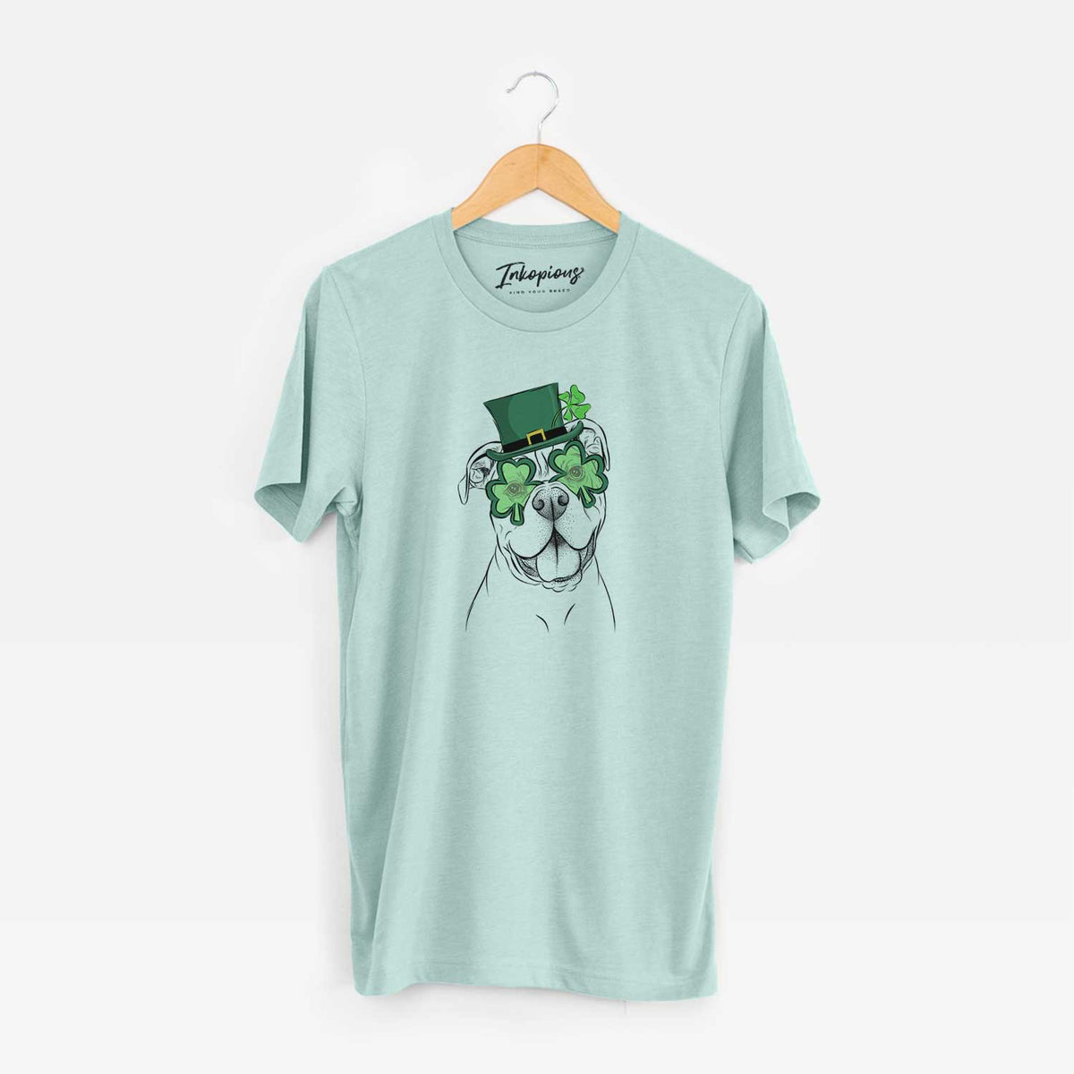 St. Patrick's Bravo the Bulldog Mix - Unisex Crewneck