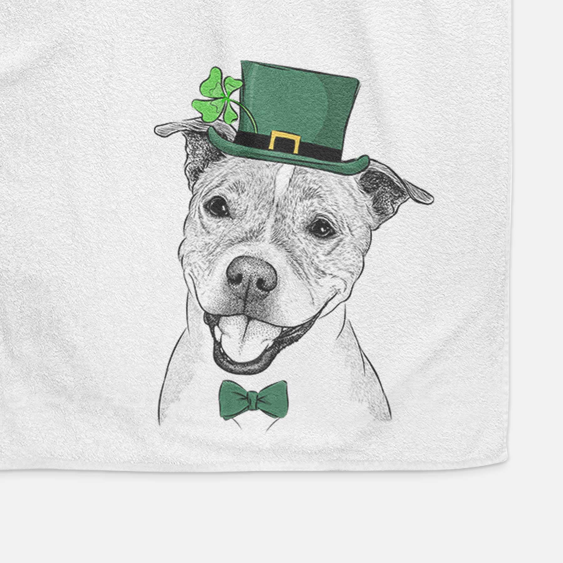 BrookLyn the Staffordshire Bull Terrier Decorative Hand Towel