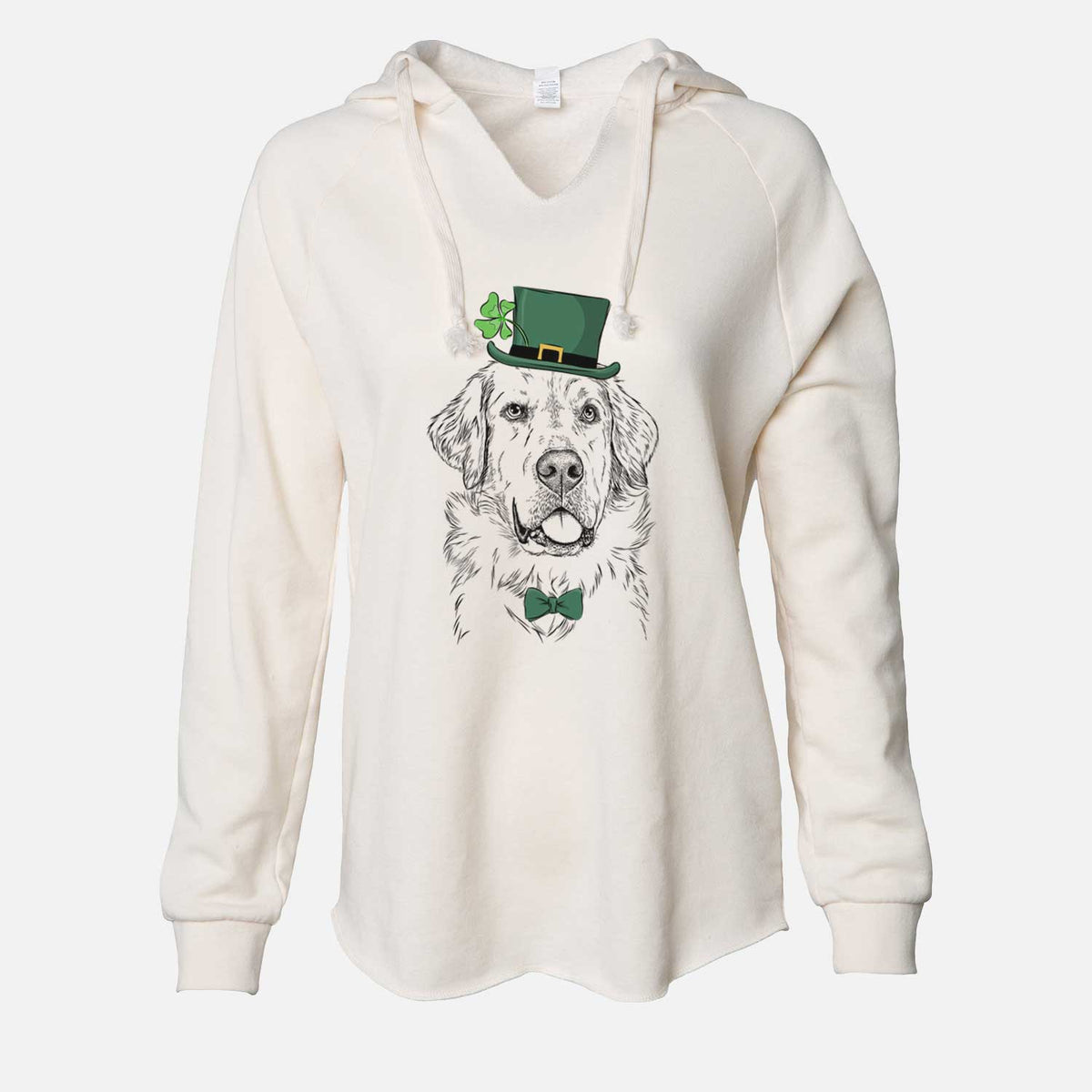 St. Patrick's Brophy the Great Pyrenees - Cali Wave Hooded Sweatshirt