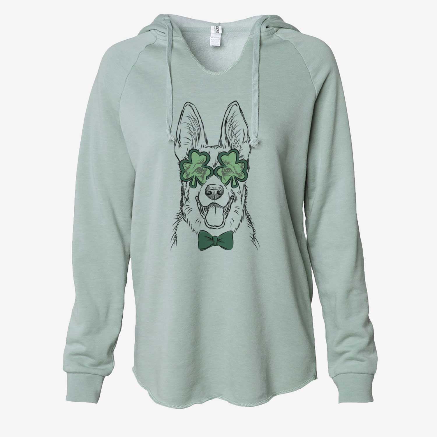 St. Patrick's Brutus the German Shepherd - Cali Wave Hooded Sweatshirt