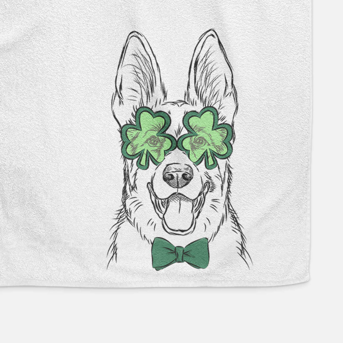 Brutus the German Shepherd Decorative Hand Towel