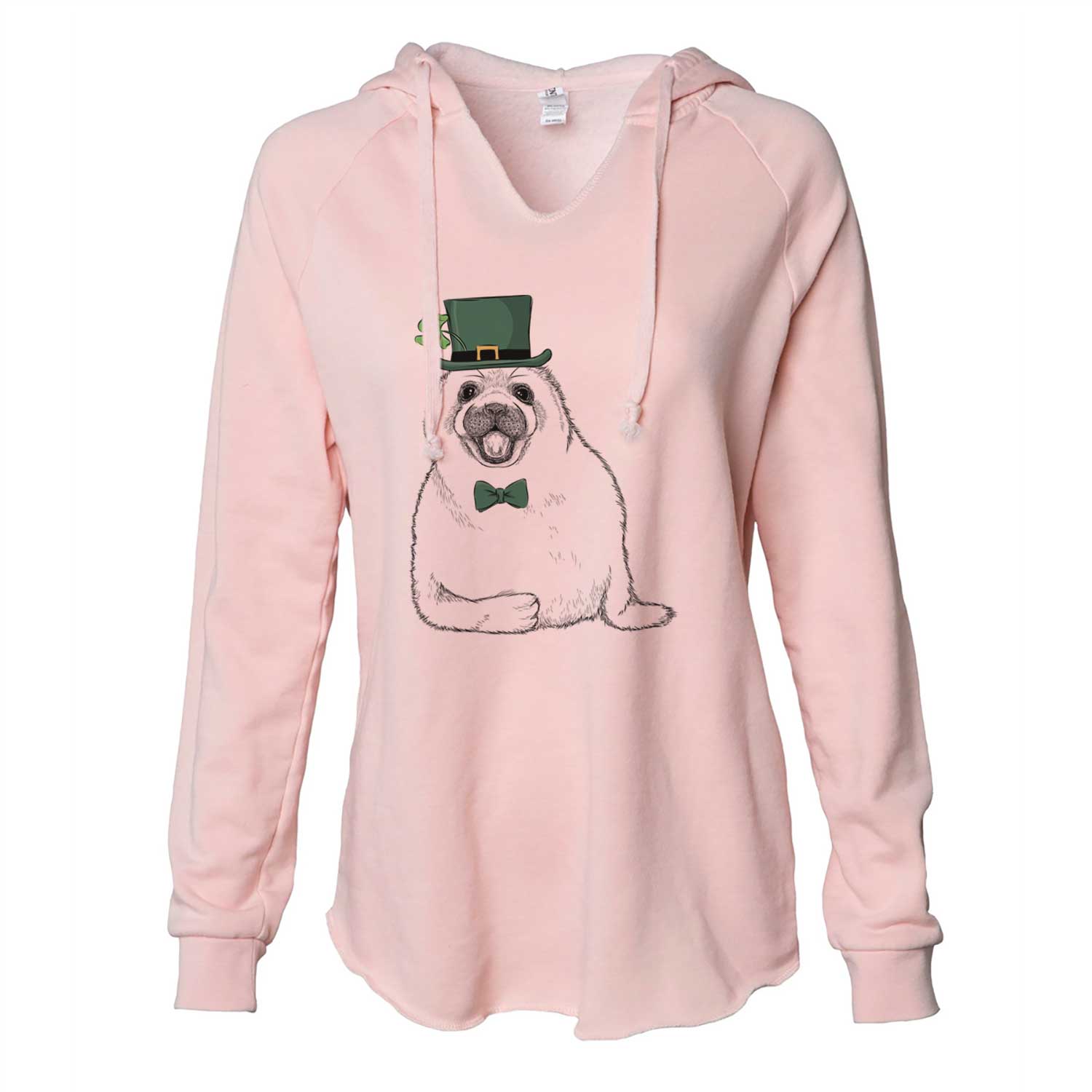 St. Patrick's Bub the Harp Seal - Cali Wave Hooded Sweatshirt