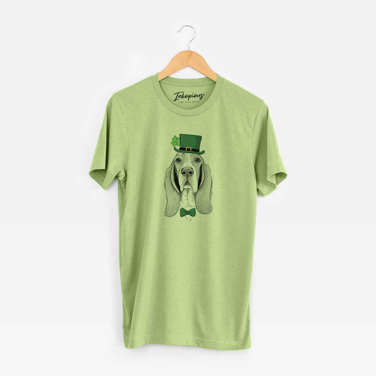 St. Patrick's Buckley the Basset Hound - Unisex Crewneck