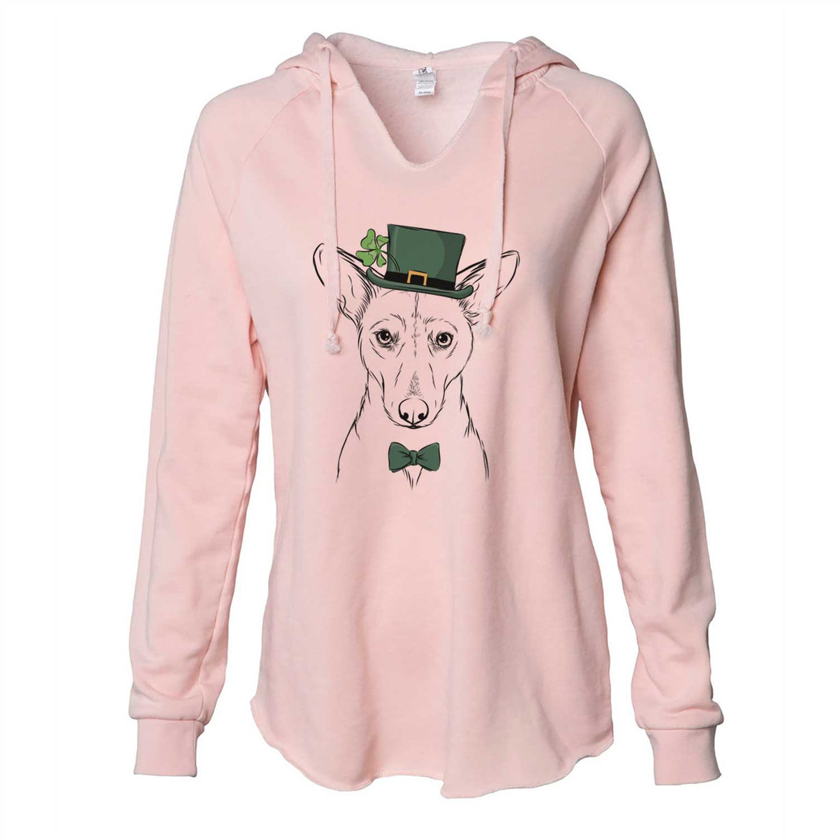 St. Patrick's Buff the Dorgi - Cali Wave Hooded Sweatshirt