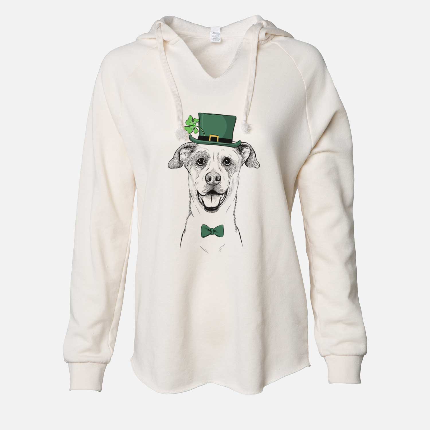 St. Patrick's Buffy the Mixed Breed - Cali Wave Hooded Sweatshirt