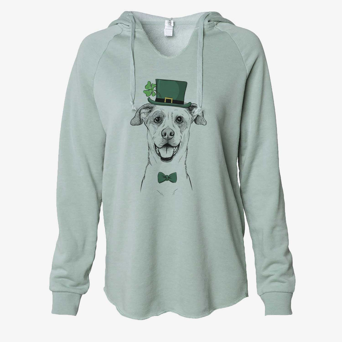 St. Patrick's Buffy the Mixed Breed - Cali Wave Hooded Sweatshirt