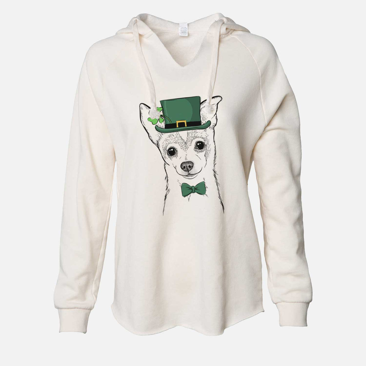 St. Patrick's Buggy the Chihuahua - Cali Wave Hooded Sweatshirt