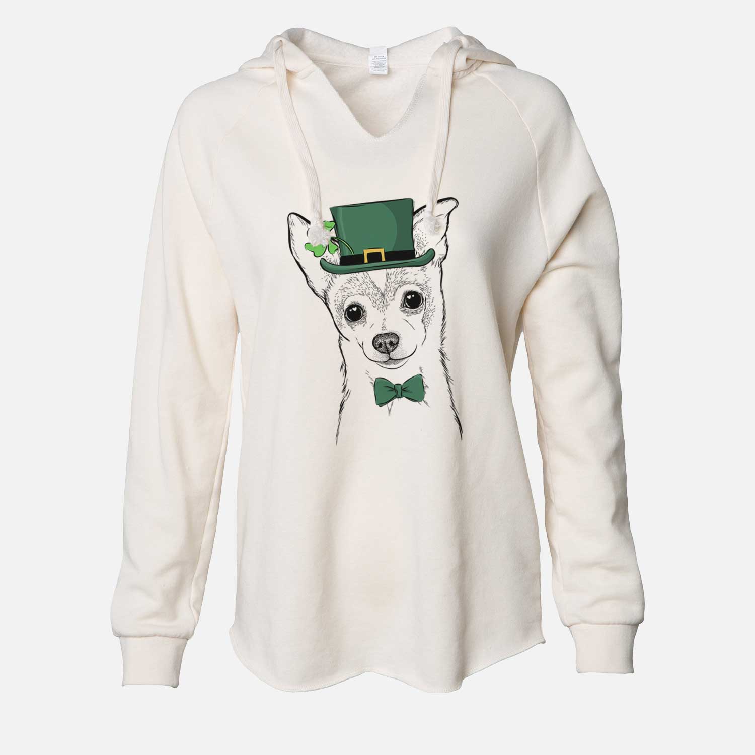 St. Patrick's Buggy the Chihuahua - Cali Wave Hooded Sweatshirt